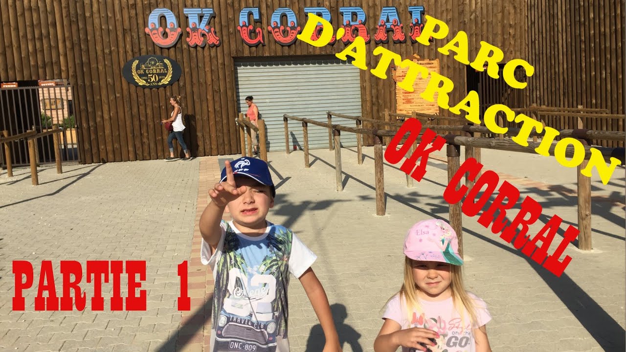 (VLOG) Partie 1 Parc d'attraction à OK Corral, manèges, chaises volantes, montagnes
