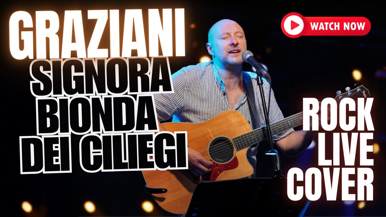 IVAN GRAZIANI - Signora Bionda dei Ciliegi | Le Malelingue Rock Live Debut (July 2025)
