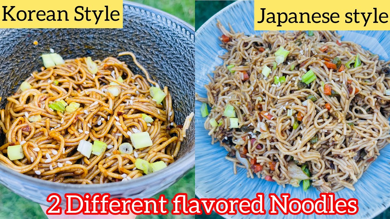 Easy Korean Noodles Recipe|Teriyaki Noodles Recipe|Millet Noodles|2 Mins Noodles Recipe with millets