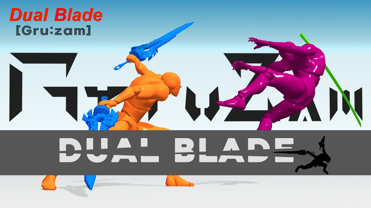 [Grruzam] Dual Blade & Fighter 2Assets Pack | New release