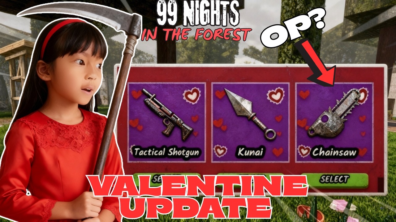 Новое обновление ко Дню святого Валентина в игре 99 Nights in the Forest просто БЕЗУМНОЕ!
