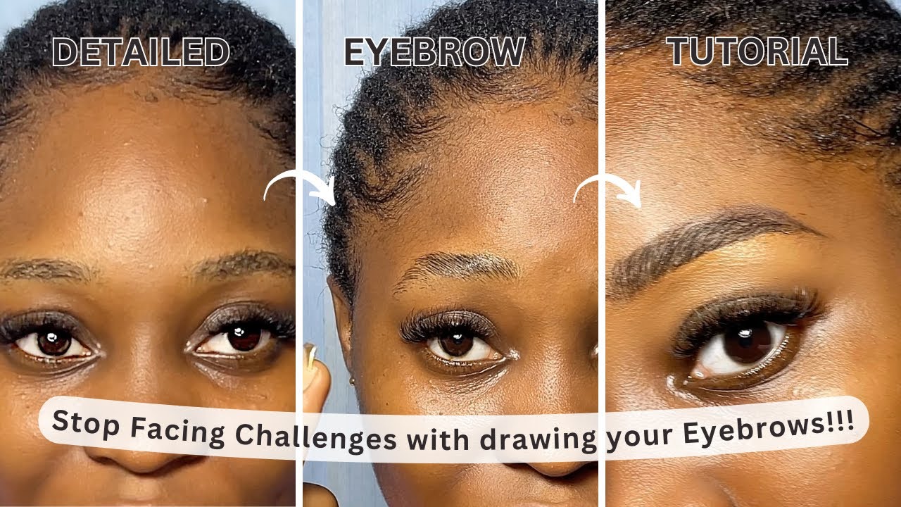 Best Eyebrow Tutorial for Beginners| DETAILED*| #makeuptutorial #youtube #makeup