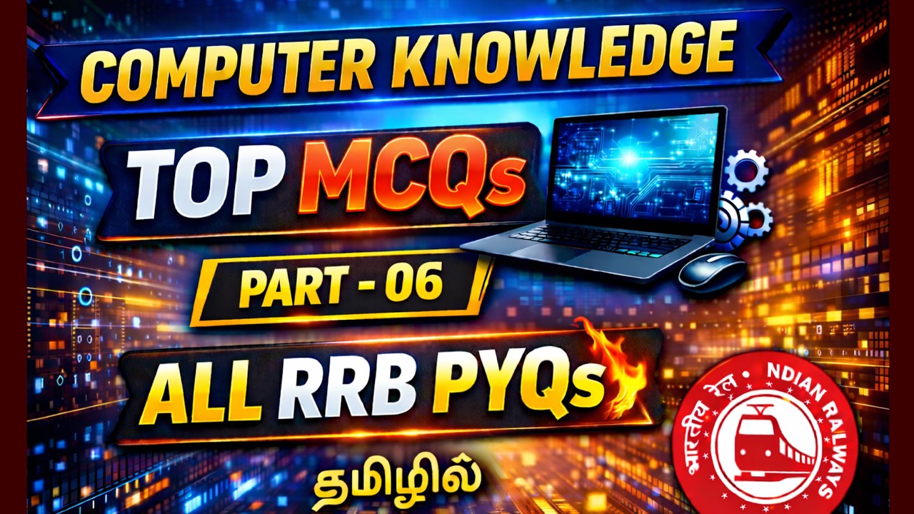 COMPUTER KNOWLEDGE Top MCQs | Part 06 | All RRB PYQs Covered 💻🔥