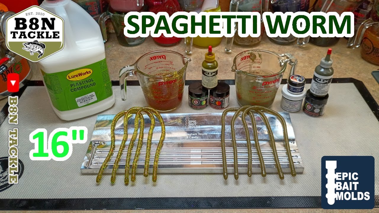 EPIC Bait Molds 16 INCH Spaghetti Worm!