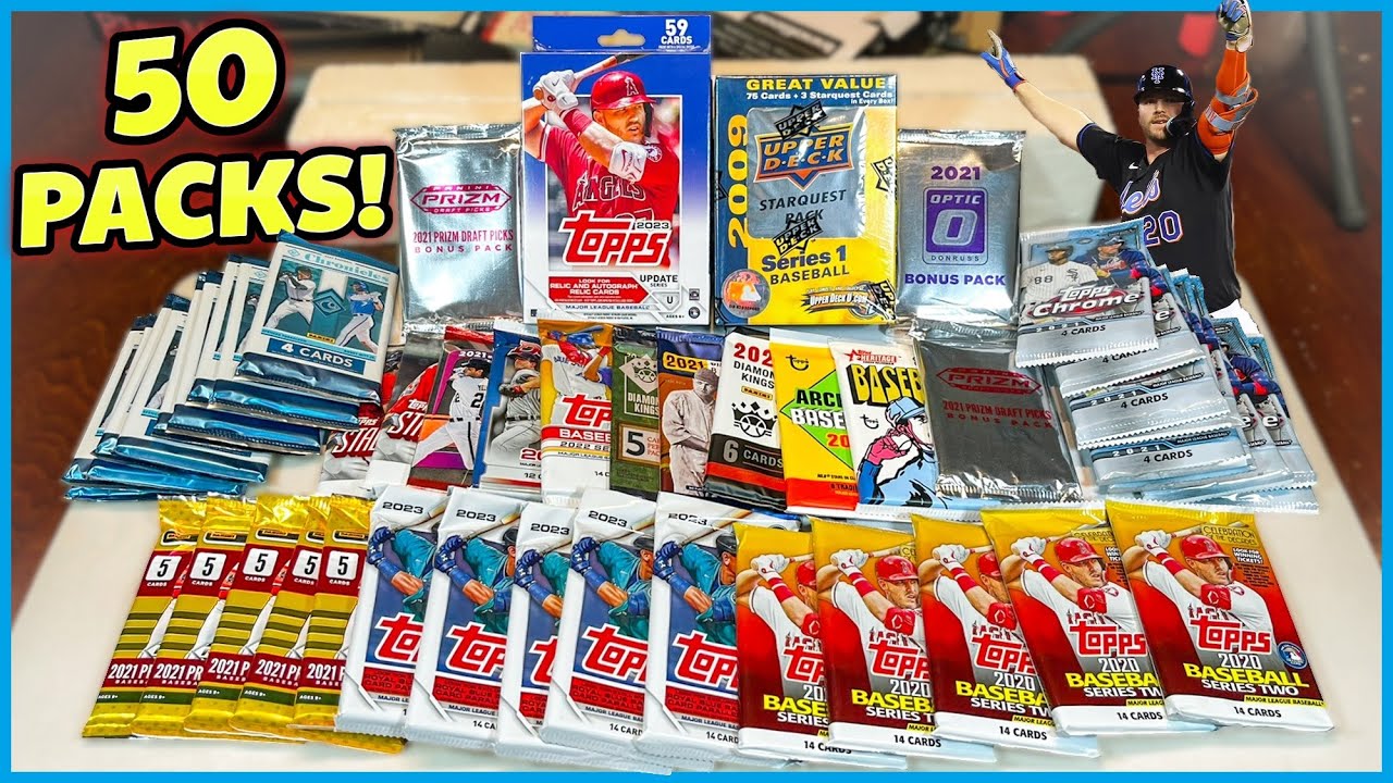 OPENING 50 PACKS OF BASEBALL CARDS! Pulling Relics and Rare Hall of Fame Parallels!