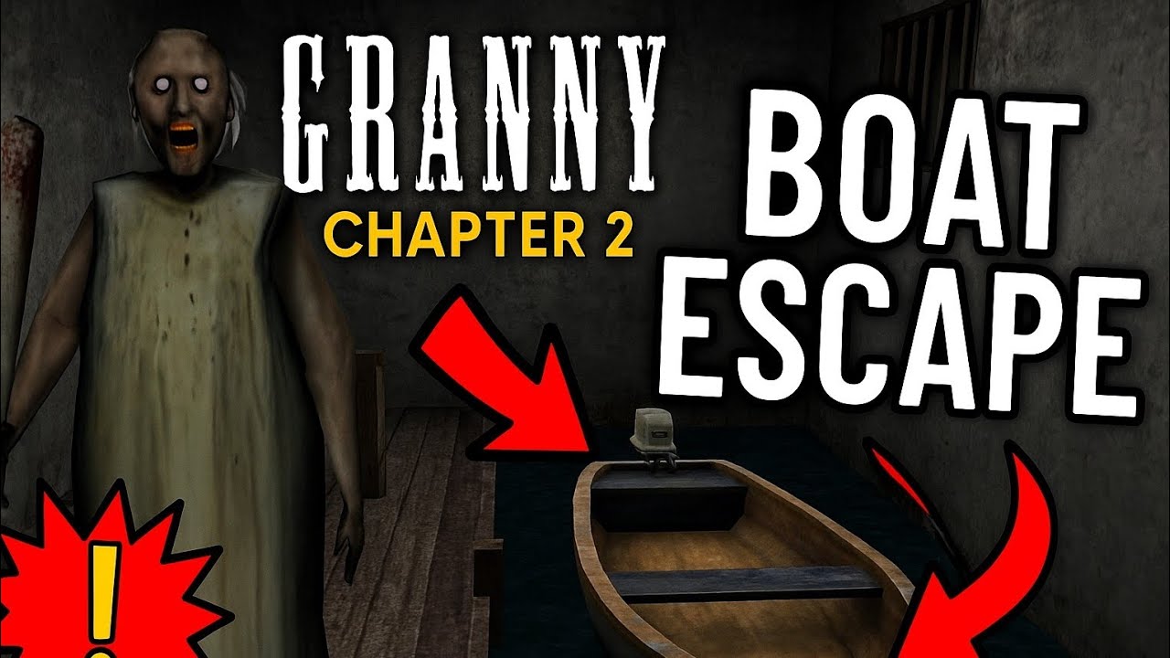 Granny Chapter 2 | Ultimate Boat Escape 🔥 | Grandpa Se Bach Ke Bhaagna!