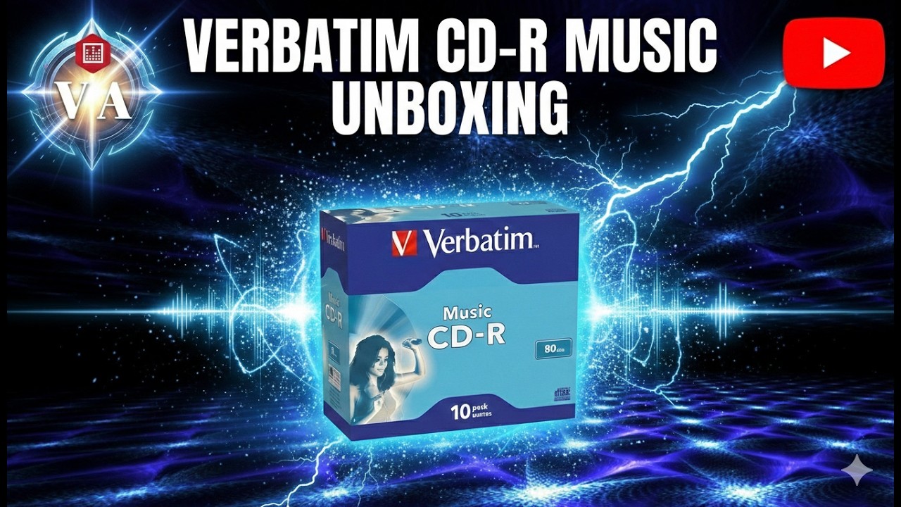 Распаковка Verbatim CD-R Music: Первые впечатления. #Вербатим #ВинтажАудио #ЗаписьЗвука #КомпактДиск