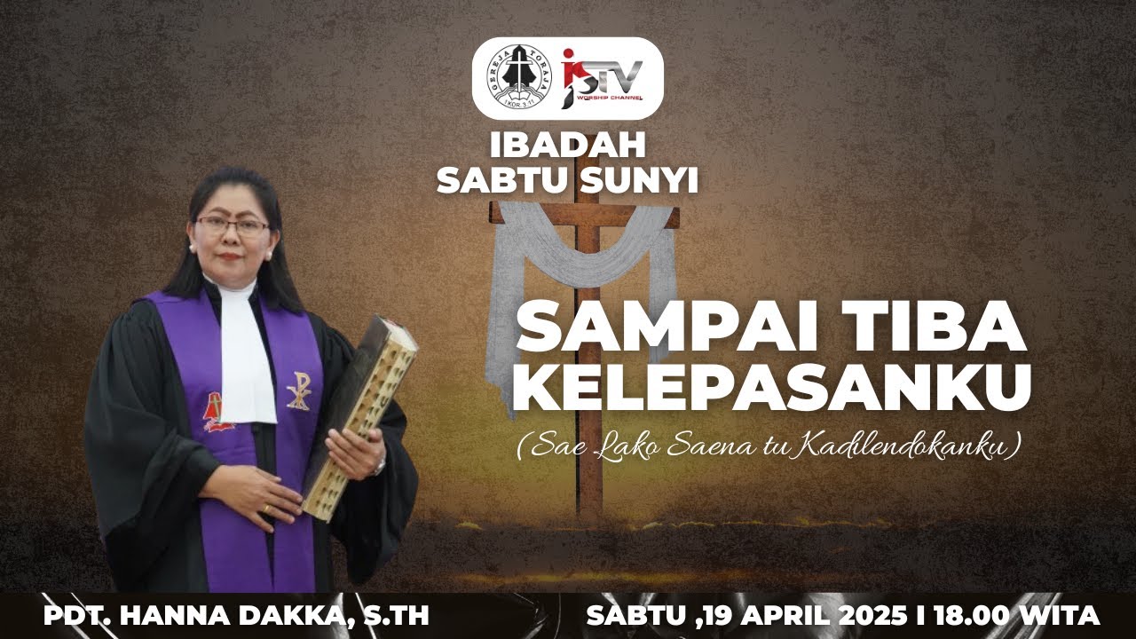 🔴[LIVE] IBADAH SABTU SUNYI // GEREJA TORAJA JEMAAT SUDIANG // 19/04/2025