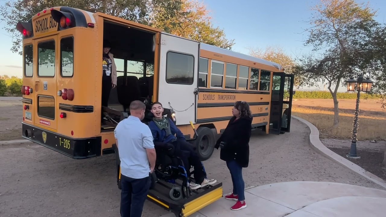 Carter’s “ Happy Happy” kind of bus ride!