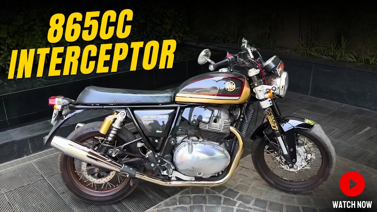 Ночная фурия | Кастомный Royal Enfield Interceptor 865 куб. см | Motoroids