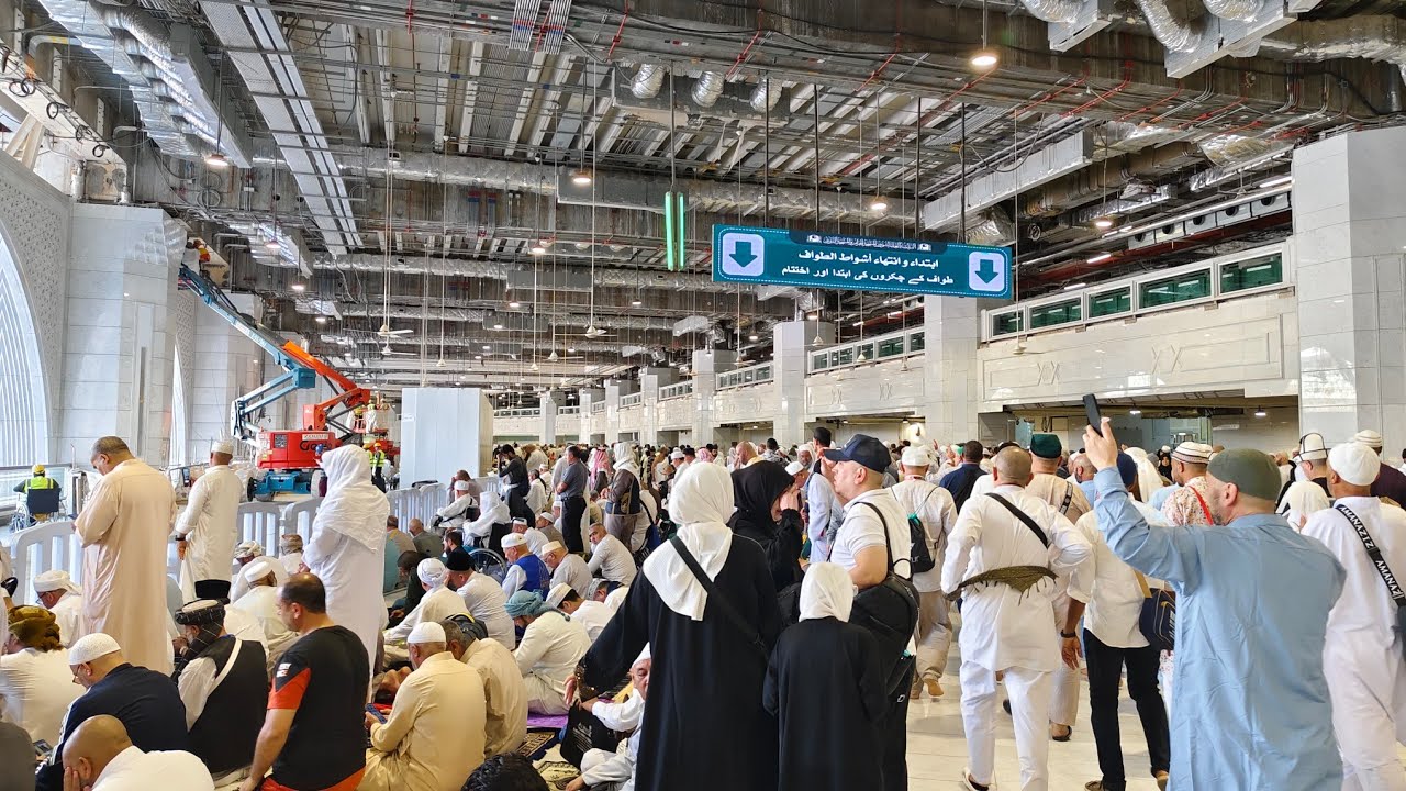 TAWAF SUNAT DI TINGKAT SATU - DATANG AWAL KE MASJIDILHARAM
