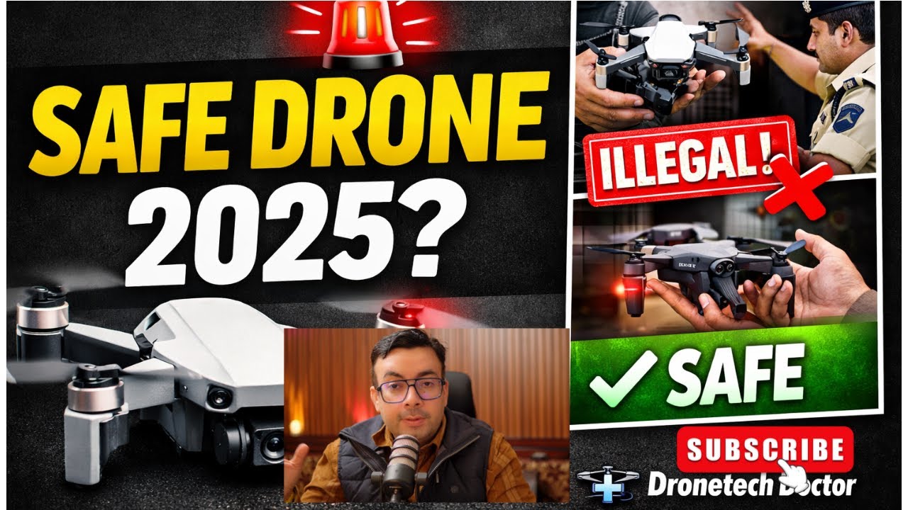 Indian Drone Rules 2025–26 Explained 🇮🇳 | Safest Drone to Buy Without Legal Hassles