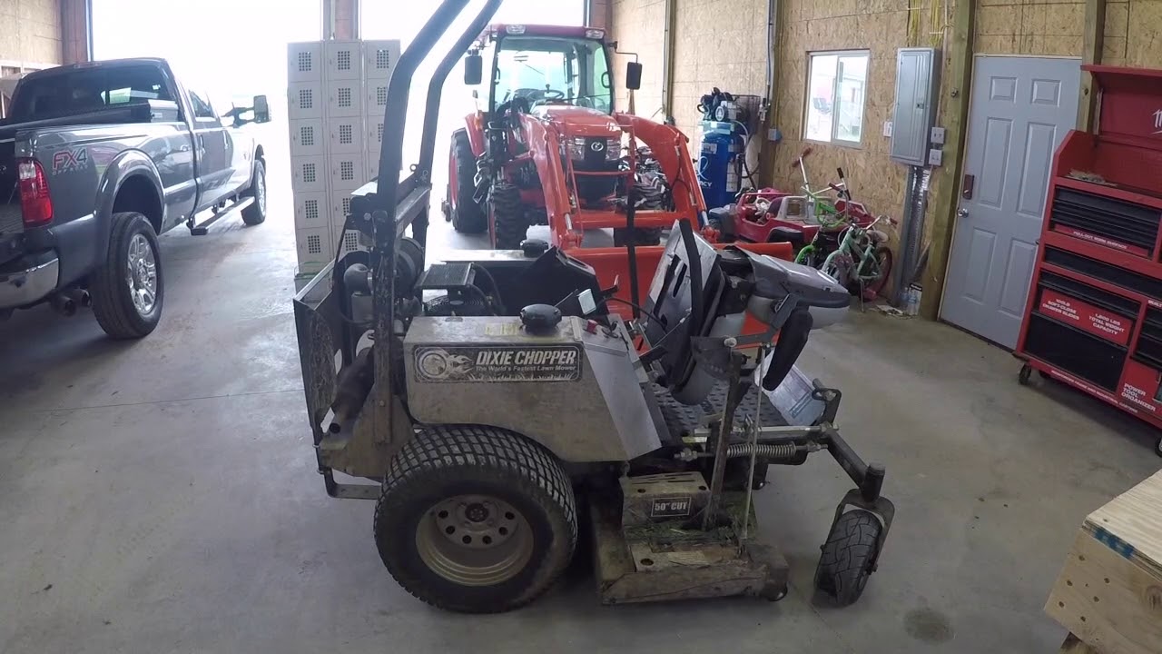 2012 Dixie Chopper oil change