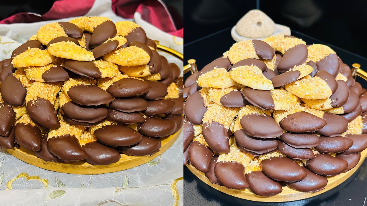 حلوة العيد اقتصادية بدون زبدة مكونات بسيطة و كمية كثيرة  ضروري تجرّبيها