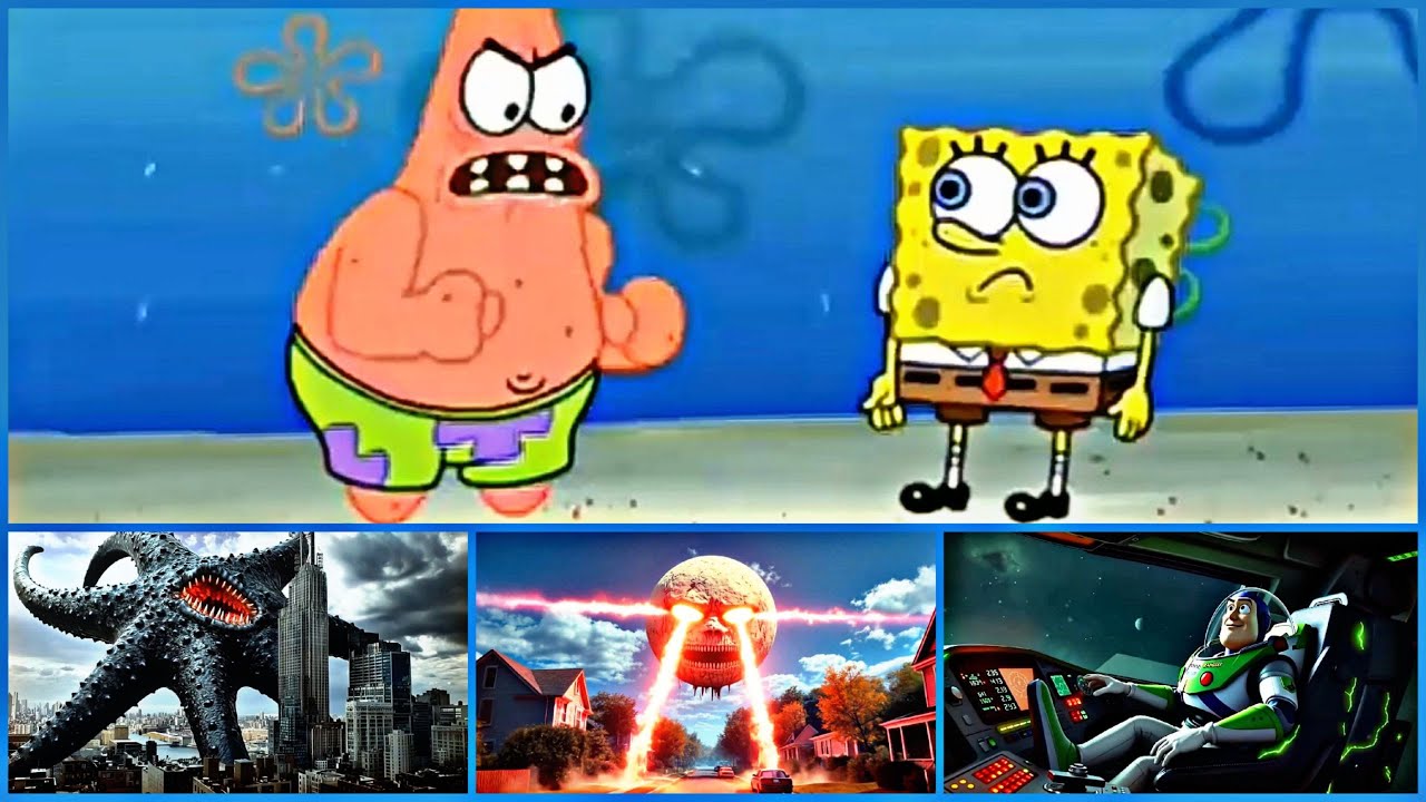 SpongeBob x Patrick x Tiles Hop x Buzz Lightyear — Multiverse Chaos Remix