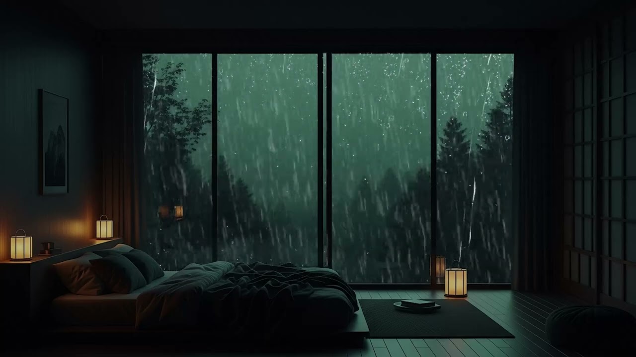 Healing Rain and Piano Music 🌧️🎹 – Let Go of Stress, Sleep Deeply
