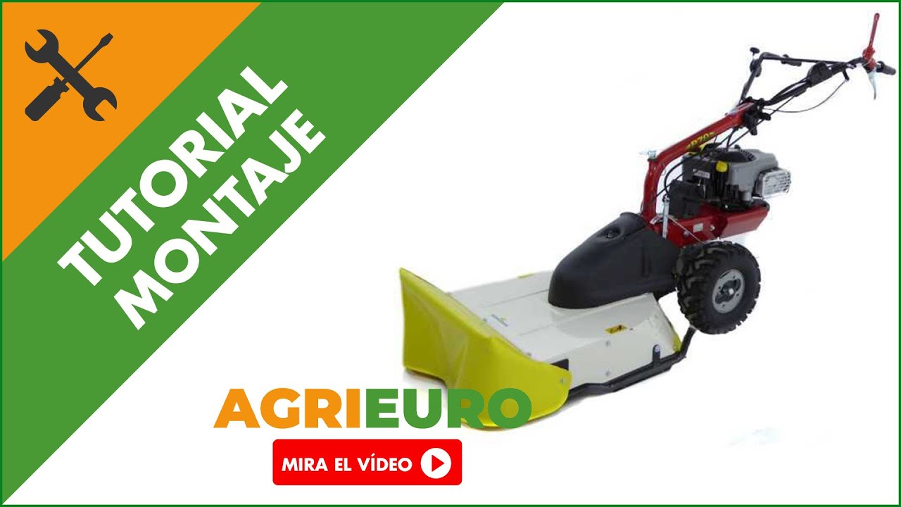 Montaje Desbrozadora de ruedas Eurosystems P70 EVO - motor B&S 850IS arranque eléctrico