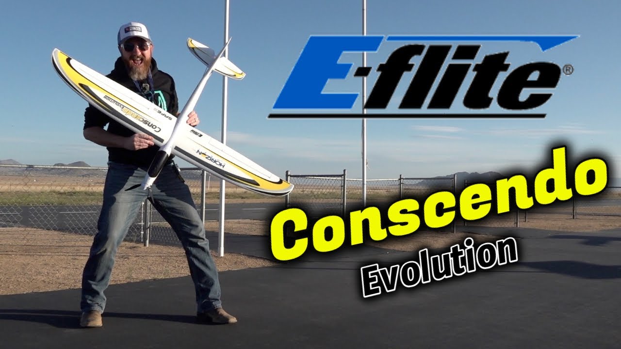 E-flite Conscendo Evolution AWESOME Maiden + Обзор