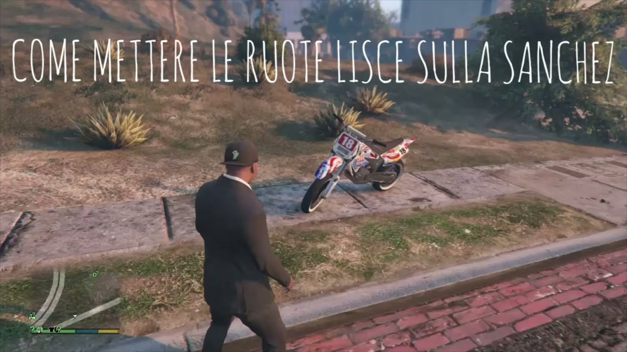 Come mettere le gomme lisce sulla Sanchez | GTA5