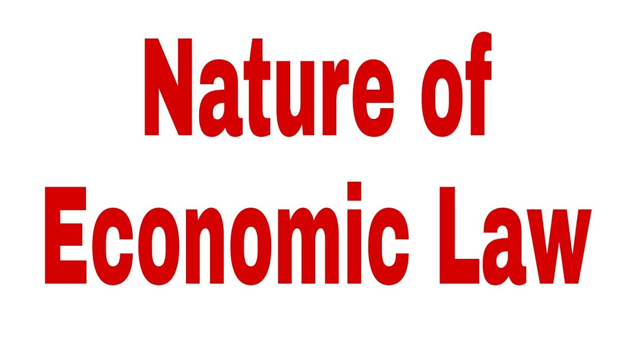 Nature of Economic laws