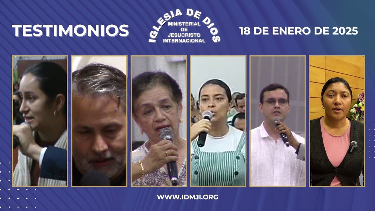 Testimonios 18 de enero de 2025 - Iglesia de Dios Ministerial de Jesucristo Internacional
