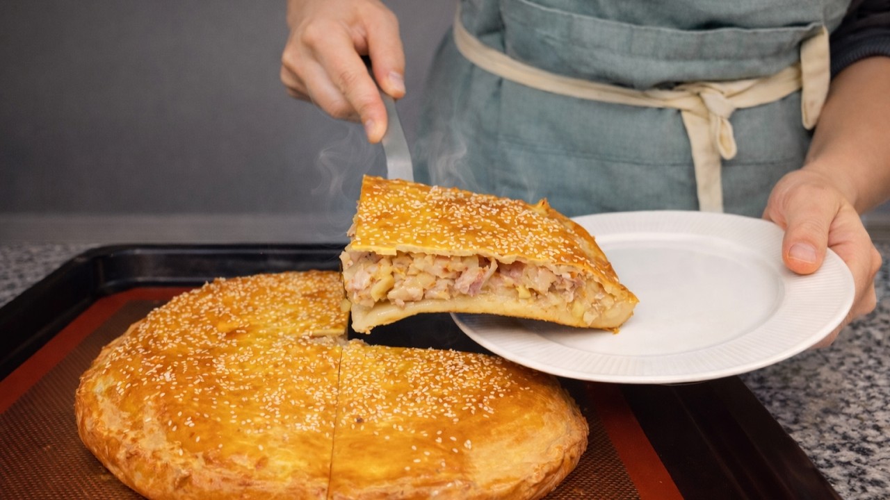 🥧 H&auml;hnchen-Kartoffel-Kuchen aus dem Ofen | Ein gem&uuml;tlicher Kochabend