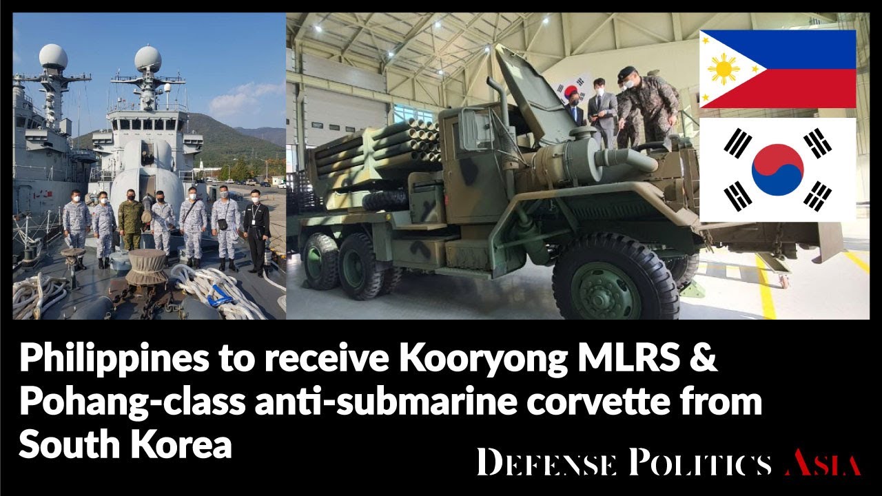 Philippines to receive Kooryong MLRS from South Korea and a 2nd Pohang-class anti-submarine corvette