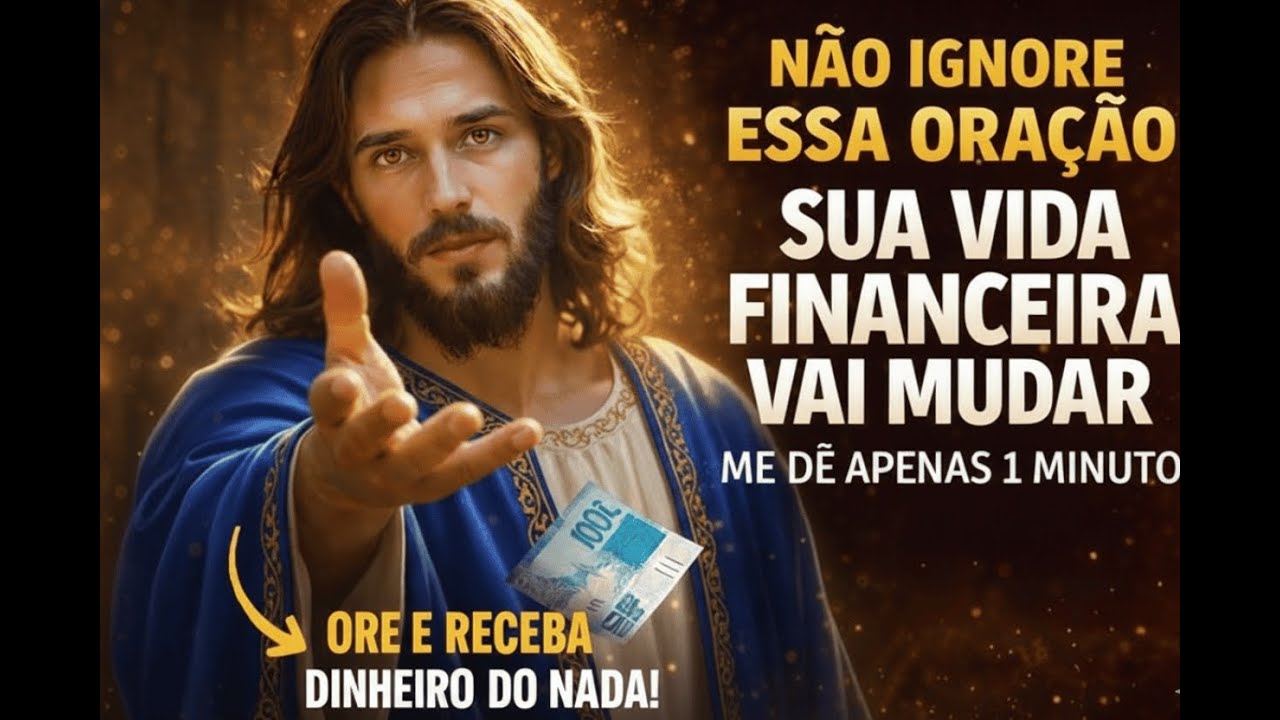 DEUS DIZ SUA VIDA FINANCEIRA VAI MUDAR DEPOIS QUE VOCÊ OUVIR ESTA ORAÇÃO