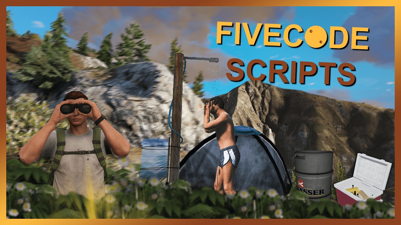 FiveM Script | Advanced Camping System [ESX/QB/QBOX] | FIVECODE SCRIPTS