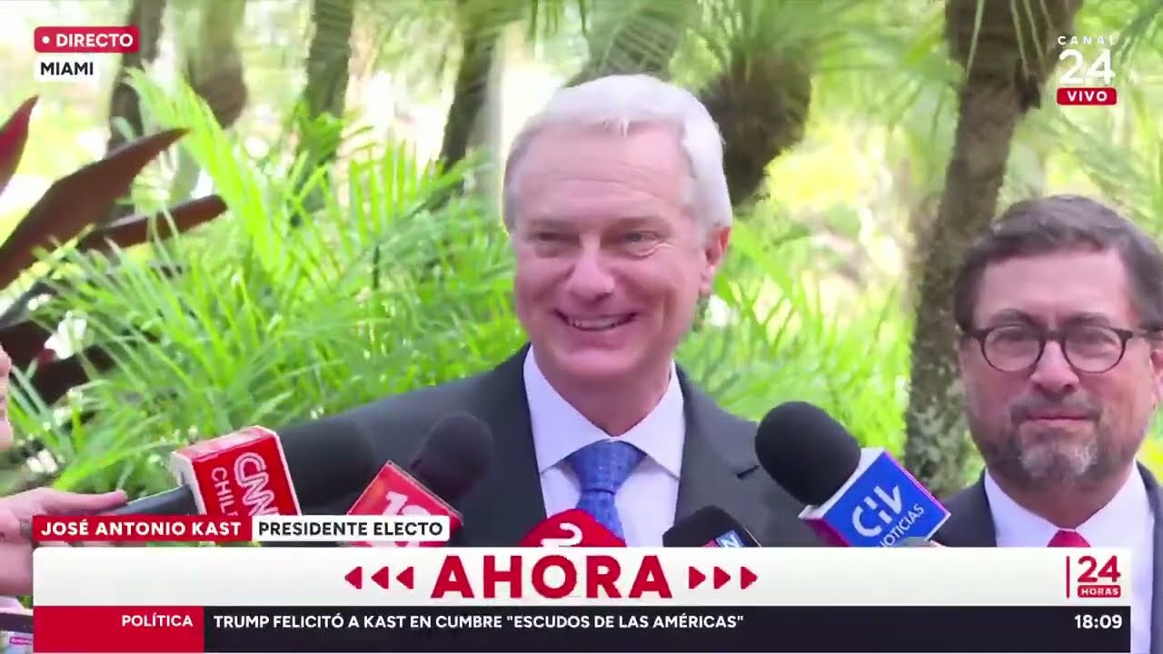 AHORA | AHORA | HABLA EL PRESIDENTE ELECTO JOSÉ ANTONIO KAST
