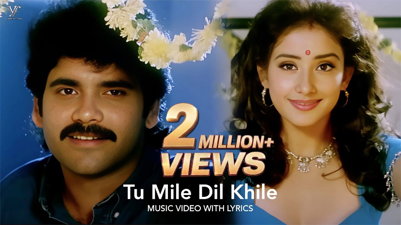 Tu Mile Dil Khile - Nagarjuna | Manisha Koirala | Criminal Movie | Kumar Sanu, Alka Yagnik, Chitra