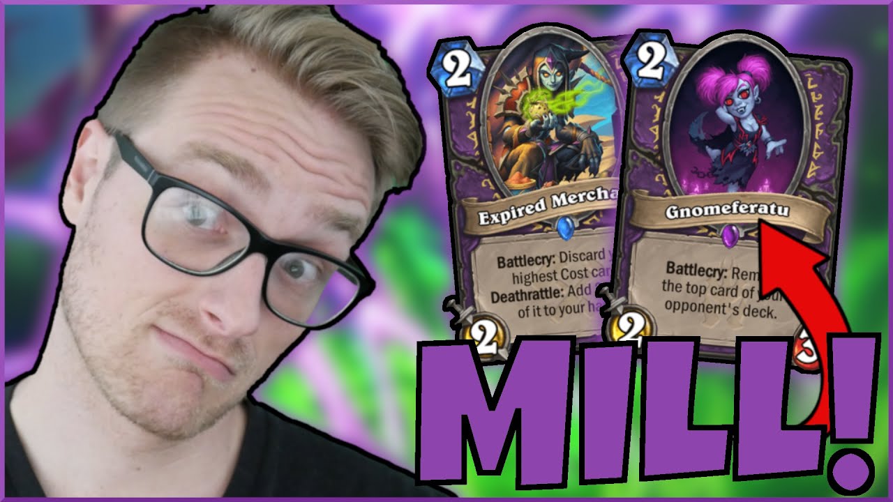 GNOMEFERATU is NUTS Now? DELETE Cards with MILL Warlock | Scholomance Academy | Wild Hearthstone
