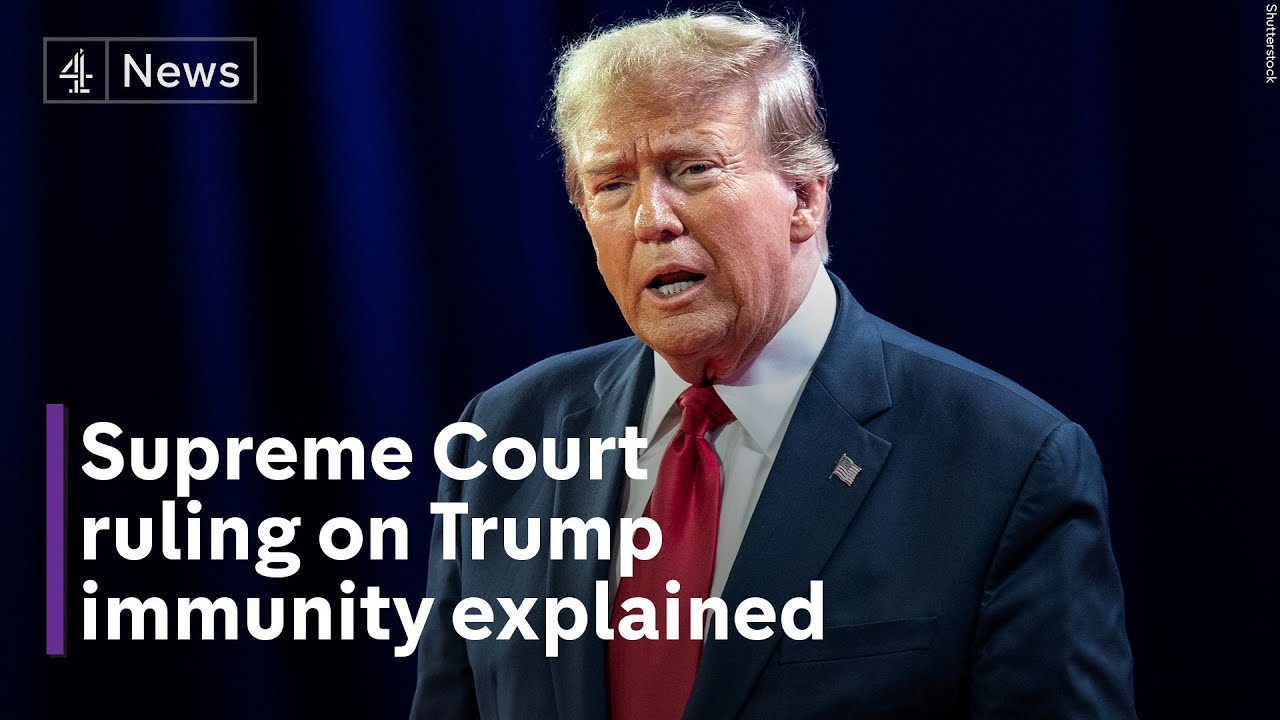 Donald Trump immune from &lsquo;official acts&rsquo; as president