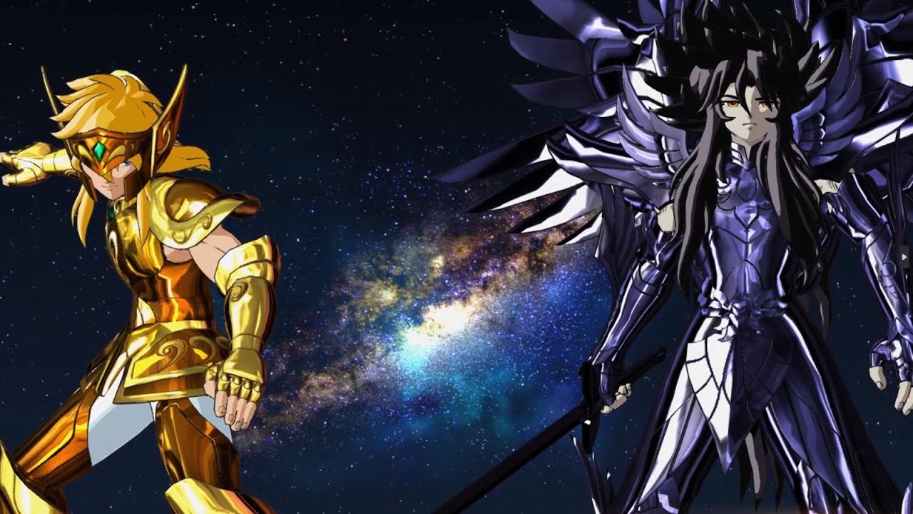 HYOGA ARMADURA DE OURO DE AQUARIO VS HADES O IMPERADOR DO INFERNO - SAINT SEIYA SOLDIER SOUL