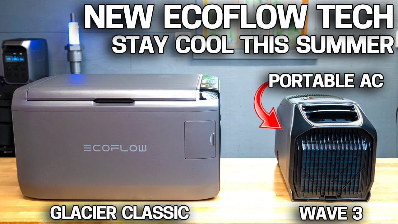 First Look at the NEW ECOFLOW Glacier Classic & Wave 3 Portable AC