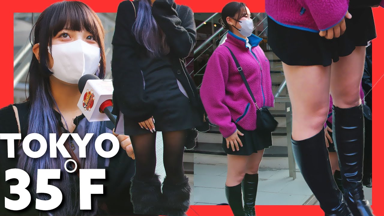 WHY JAPAN'S GIRLS WEAR SKIRTS under 35℉