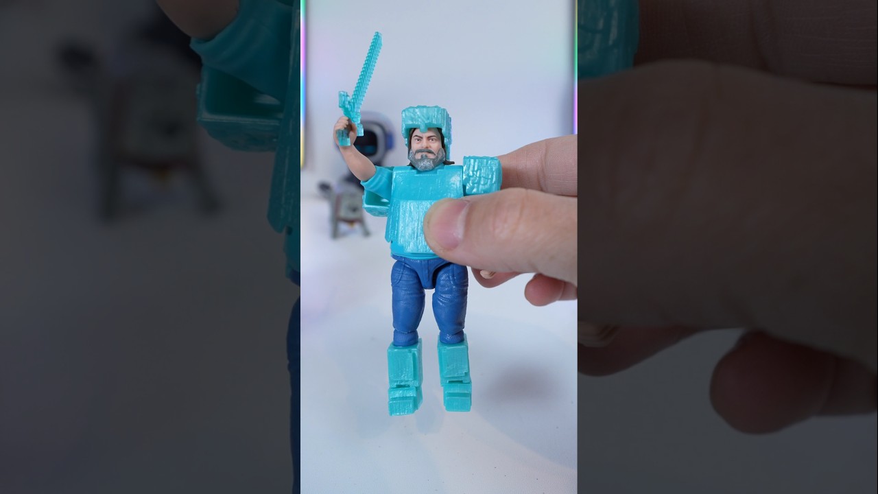 Unboxing Diamond Armor Steve and Dennis Wolf Pack | A Minecraft Movie  #actionfigures #movie