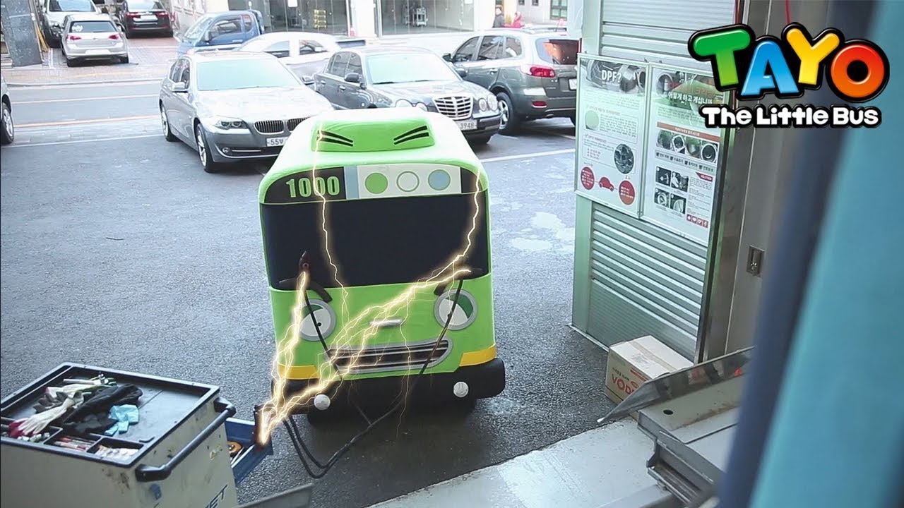 Tayo Dalam Kehidupan Nyata l #4 Tayo tidak suka bengkel perbaikan l Tayo Pesta Sahabat