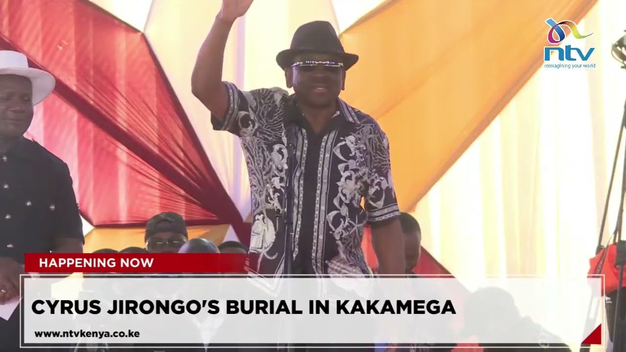 James Orengo's remarks during Cyrus Jirongo's burial