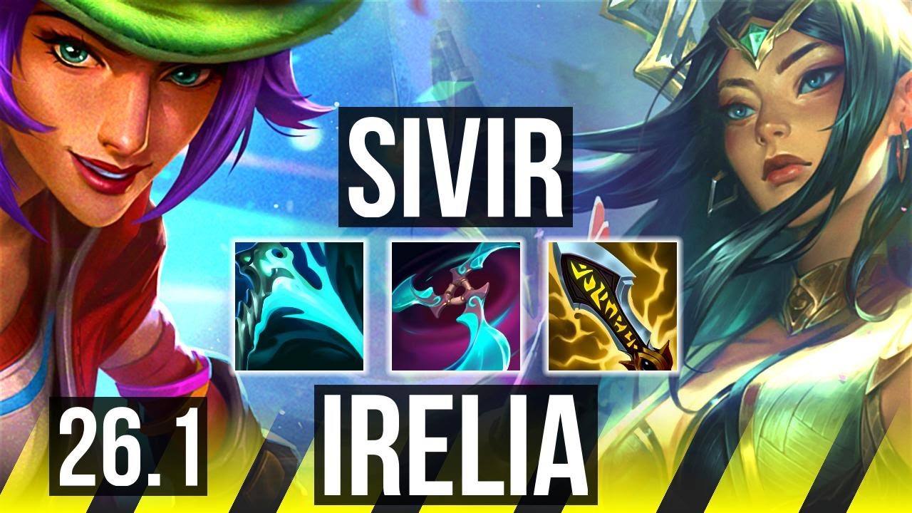 SIVIR & Janna vs IRELIA & Leona (ADC) | 61K damage | EUW Challenger | 26.1