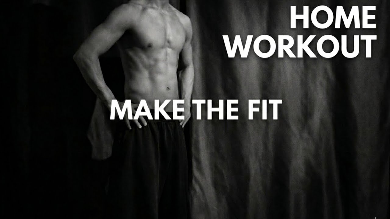 Home Core Workout | 20 Reps × 4 Sets | No Equipment