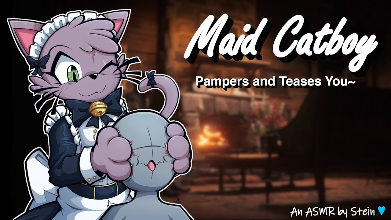 ASMR | Maid Catboy Pampers and Teases You~ [Paws and Boops] [Soft Spoken] [Sassy]