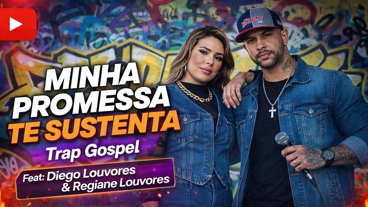 Minha Promessa Te Sustenta - Diego louvores feat. Regiane Louvores | Clipe Oficial AAVA MUSIC