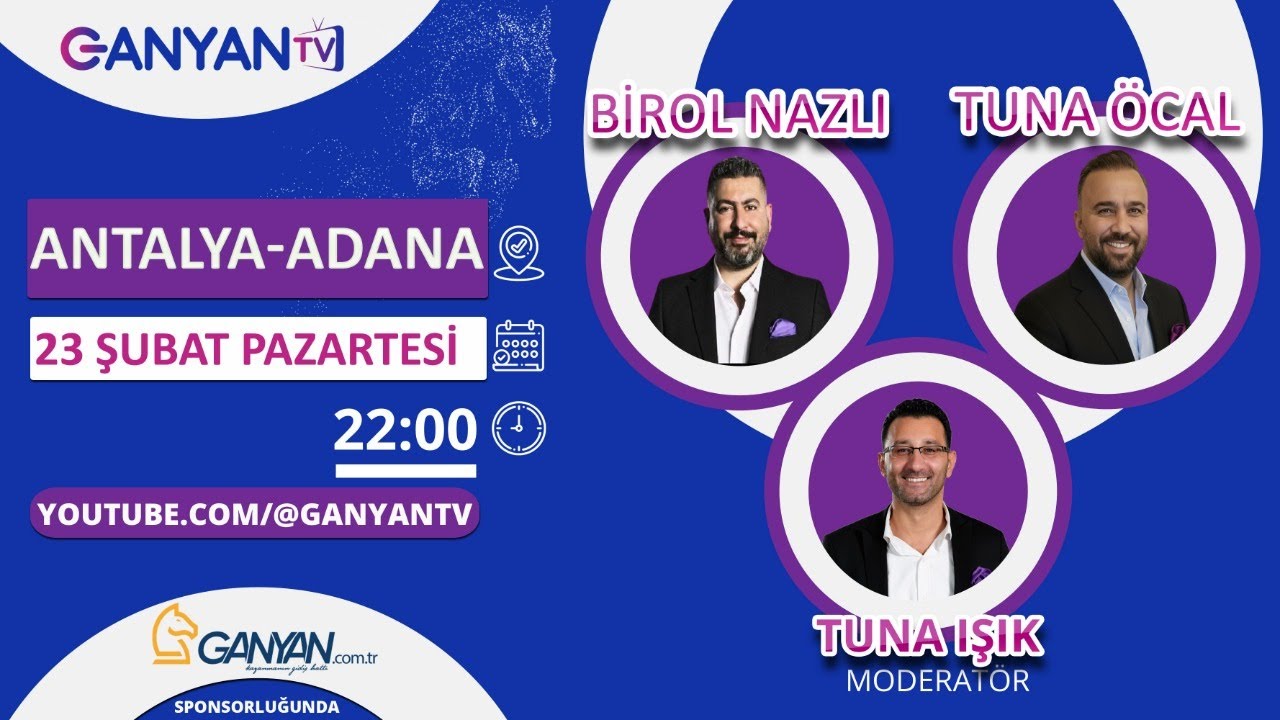 24 ŞUBAT Antalya/Adana At Yarışı Koşuları Tuna &Ouml;CAL & Birol NAZLI Yorumları #ganyantv