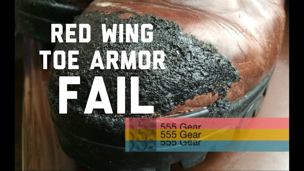 Review: Red Wing Toe Armor Boot Protection (Acrylic Polyurethane Rubber)
