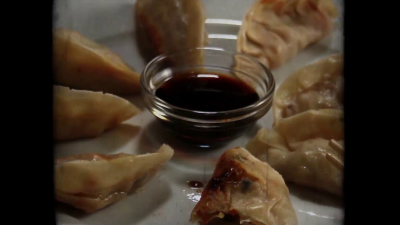 receta de GYOZAS VEGETALES en 2 MINUTOS!!