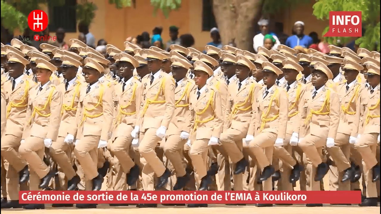 CÉRÉMONIE DE SORTIE DE LA 45E PROMO DE L'EMIA BAPTISÉE « FEU GÉNÉRAL MOUSSA TRAORÉ »