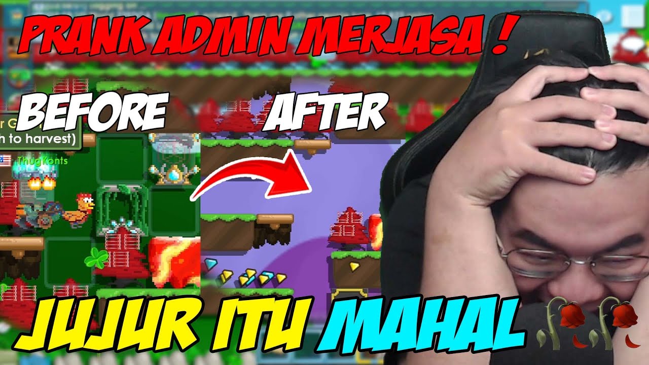 PRANK ORANG YANG NEMENIN MERJASA DARI 0 - Growtopia Indonesia