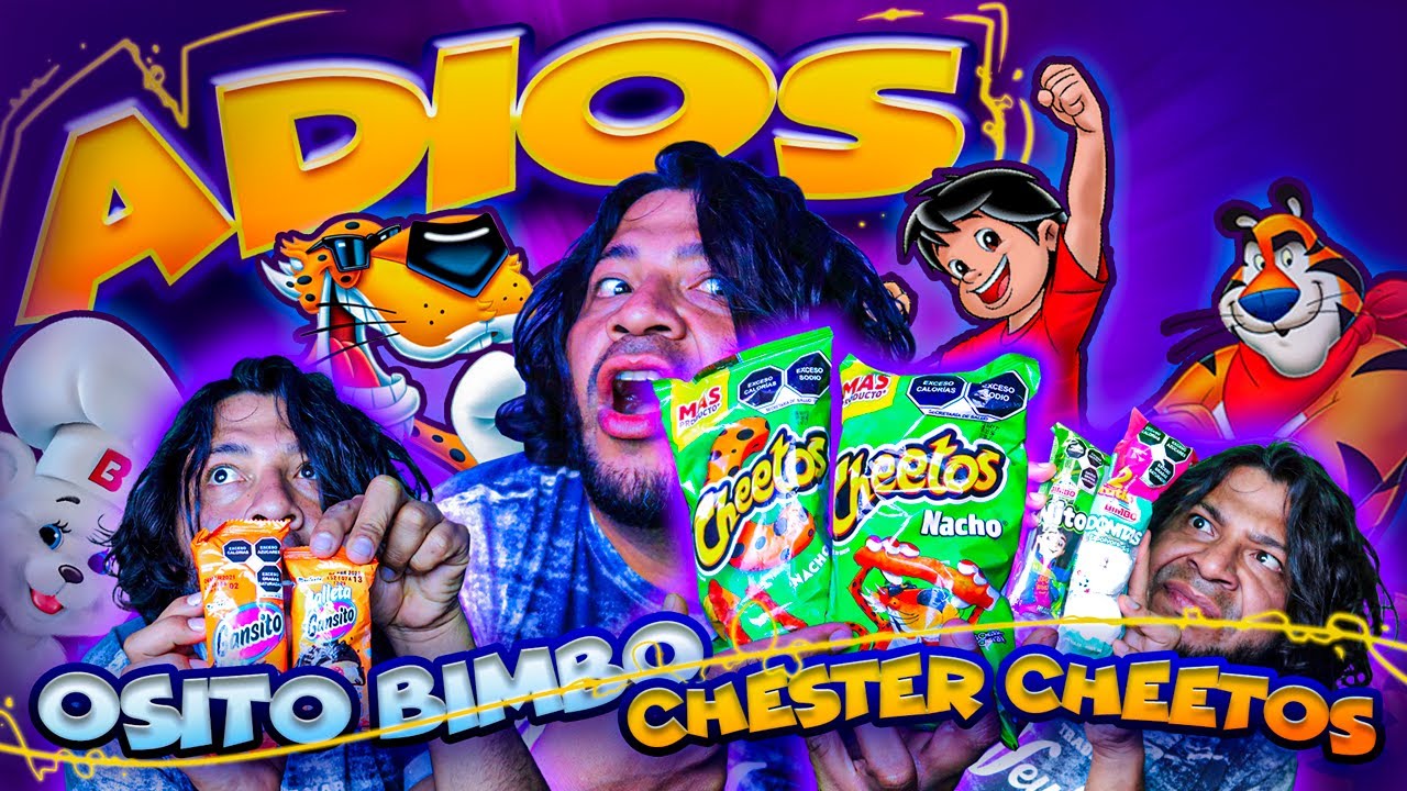 ADIOS OSITO BIMBO | Productos Antes y Después personajes infantiles de empaques