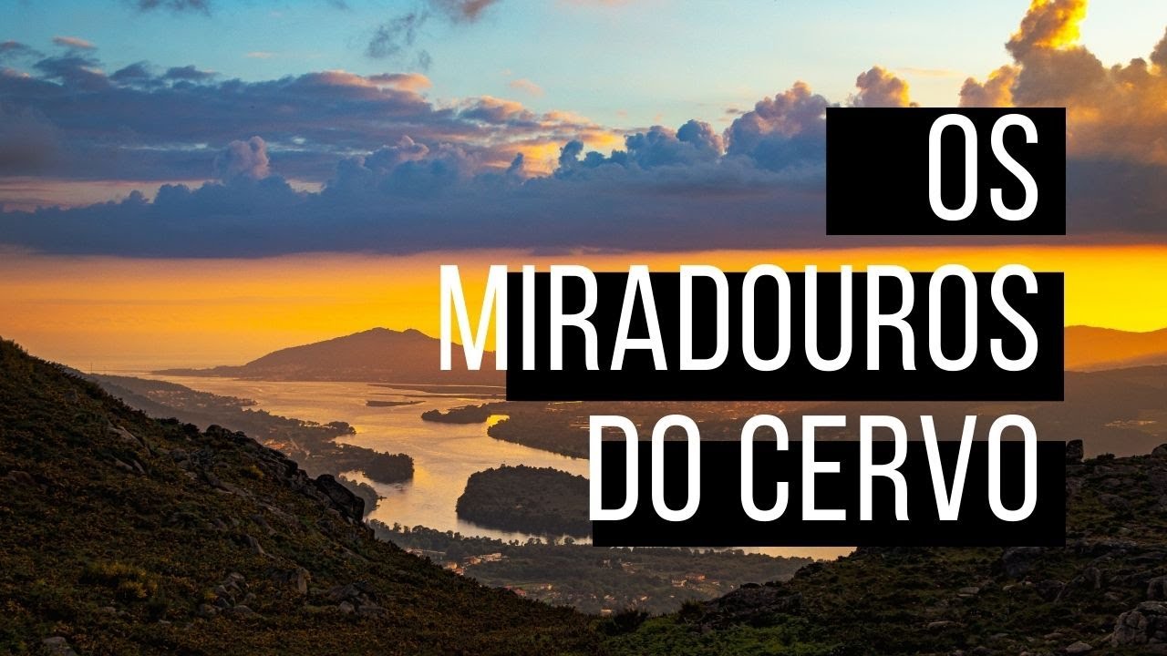 Beautiful Viewpoints Over The Minho River - Timelapse